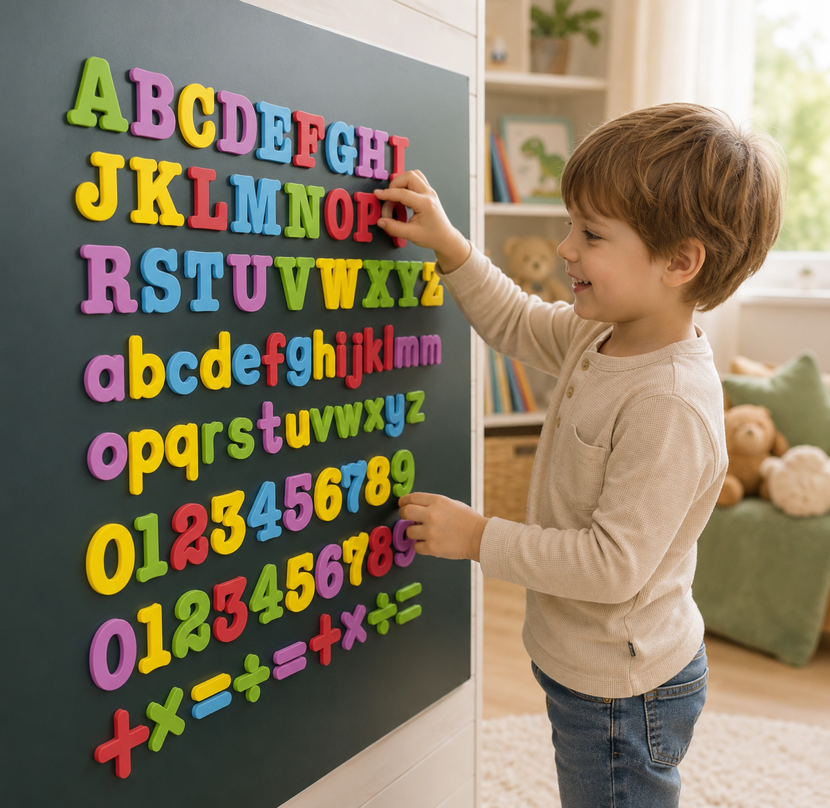 Magnetisches Alphabet Lernset
