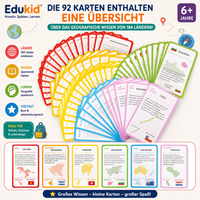 Magnetische Weltkarte für Kinder