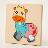 3D Holzpuzzle Tiere & Fahrzeuge