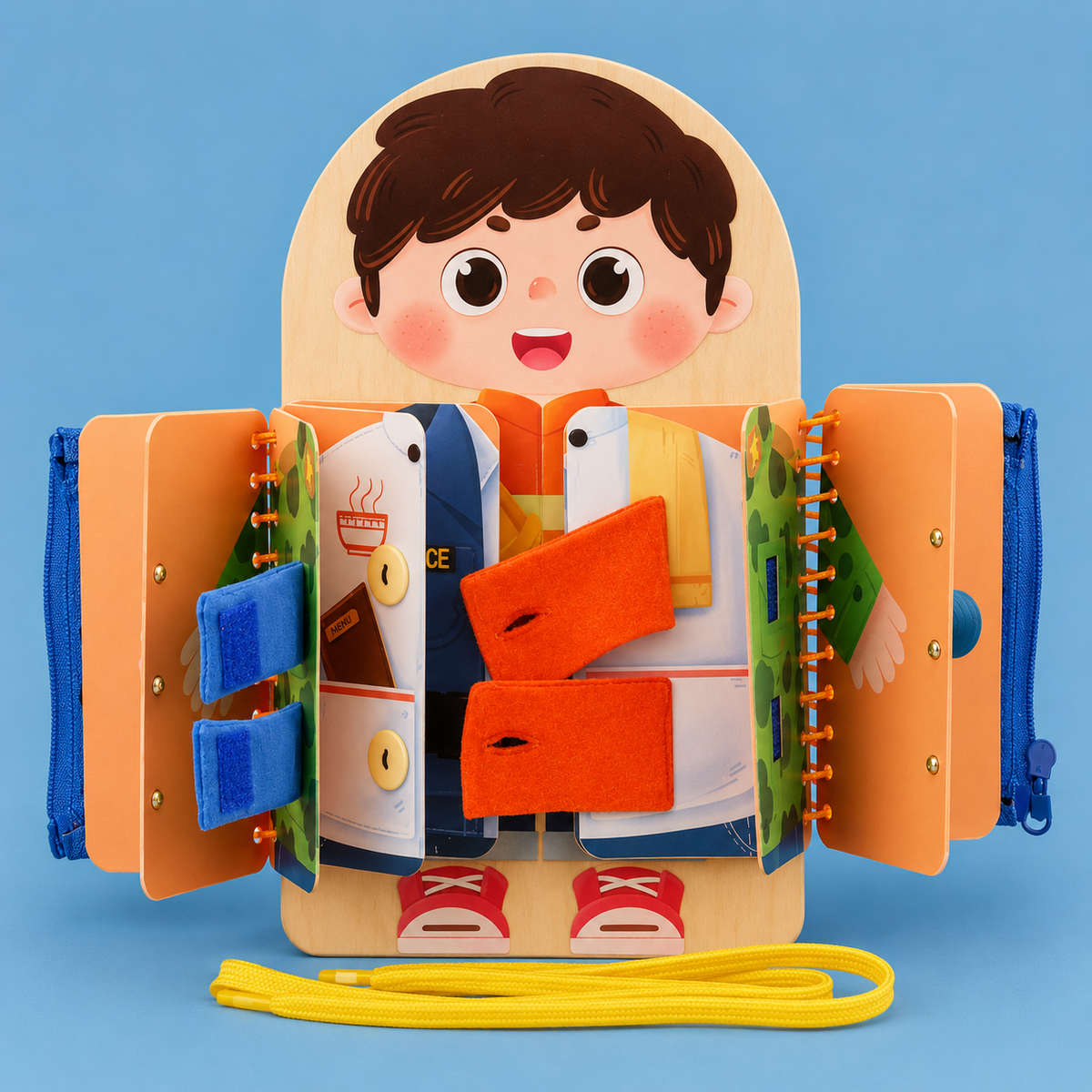 Montessori Busy Board aus Holz