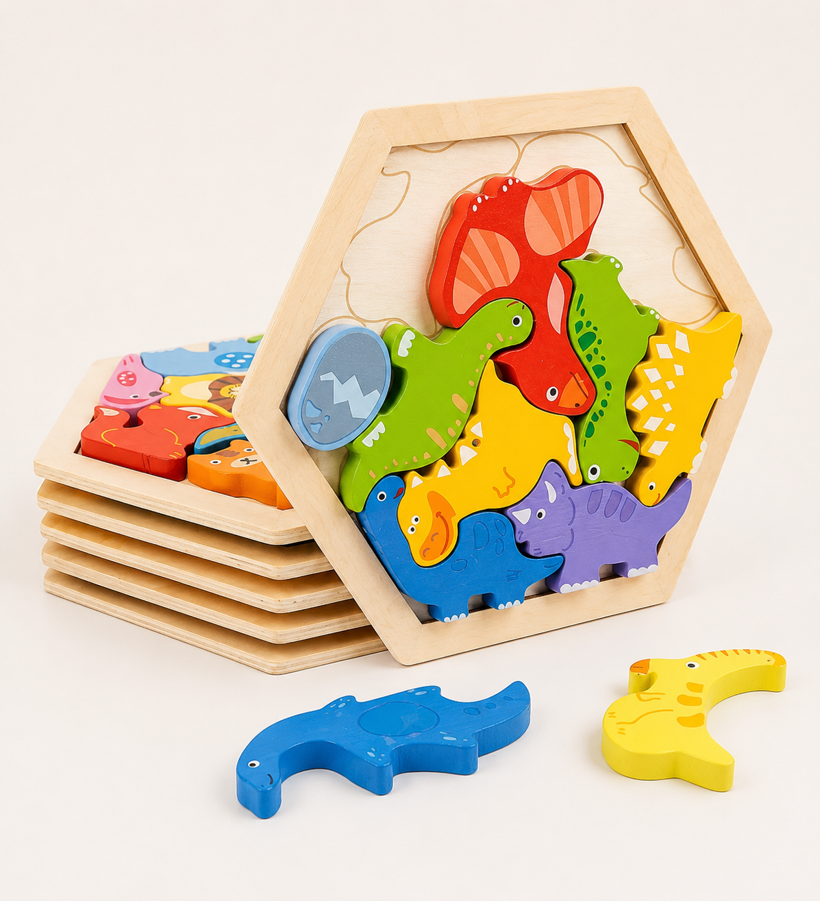 3D Holzpuzzle für Kinder