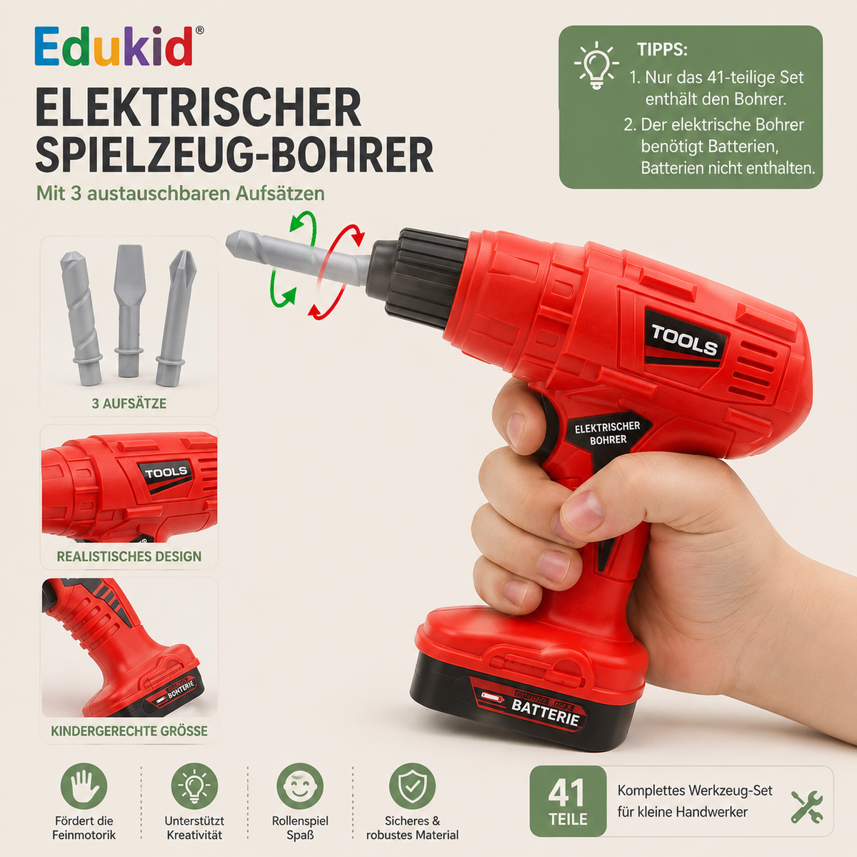 Kinder Werkzeugkoffer