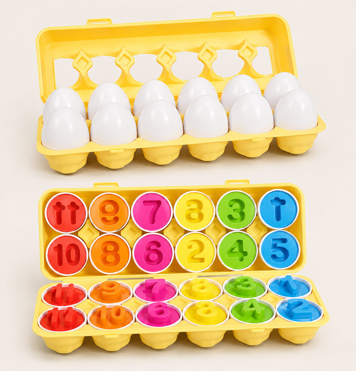 Montessori Schraub-Eier Lernspiel
