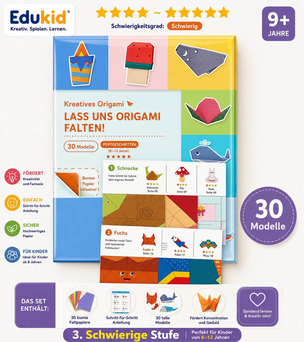 Origami Bastelset