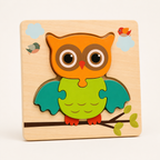 3D-Holzpuzzle Tiere & Fahrzeuge