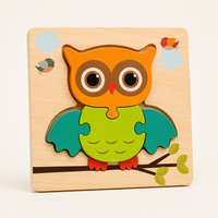 3D-Holzpuzzle Tiere & Fahrzeuge