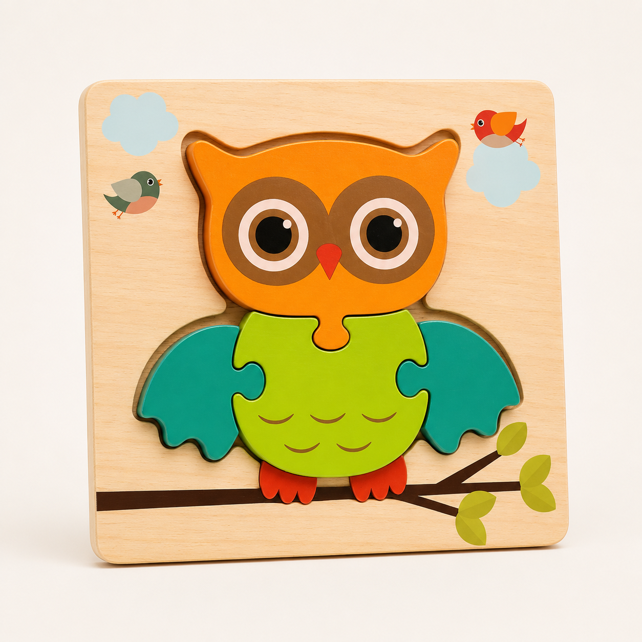 3D-Holzpuzzle Tiere & Fahrzeuge