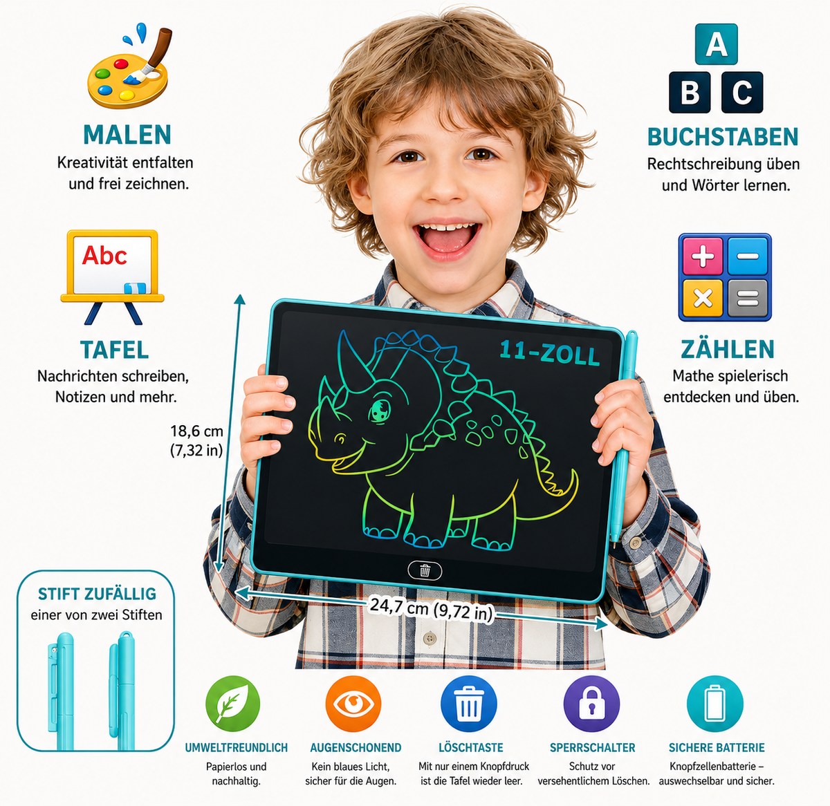 LCD Maltafel für Kinder