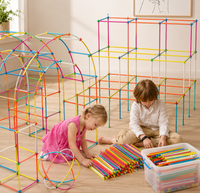 Strohhalm Konstruktionsset für Kinder