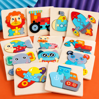 3D Holzpuzzle Tiere & Fahrzeuge