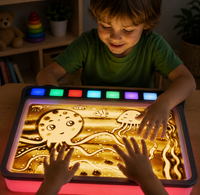 LED Sandmalbrett für Kinder