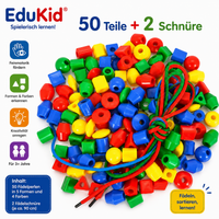 Montessori Fädelspiel Formen & Farben