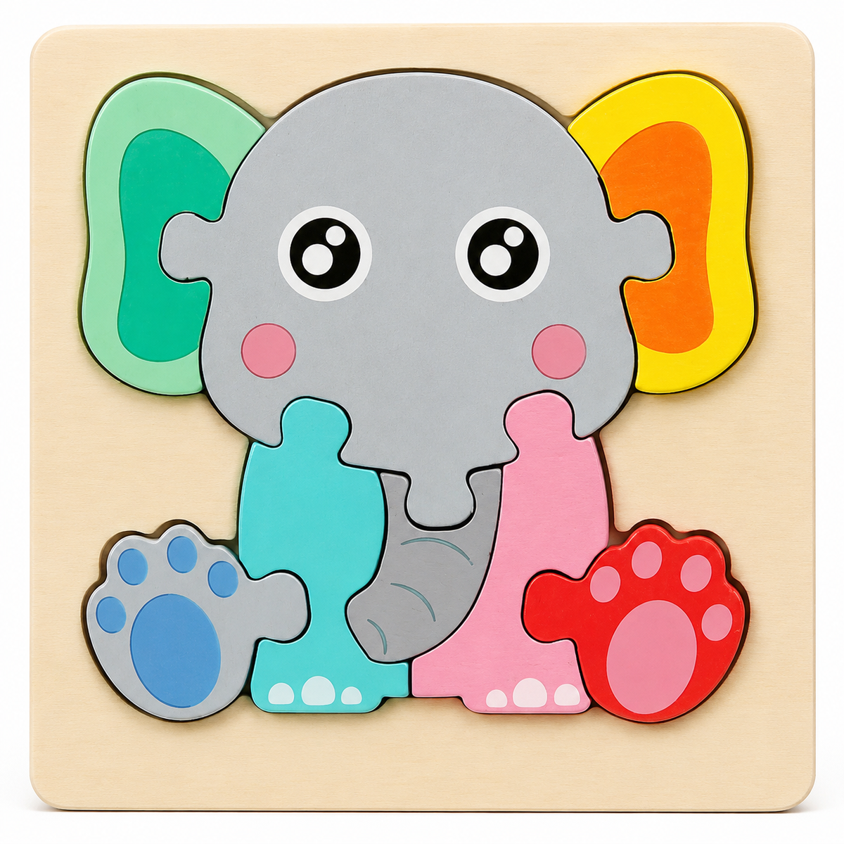 3D Holzpuzzle Tiere & Fahrzeuge