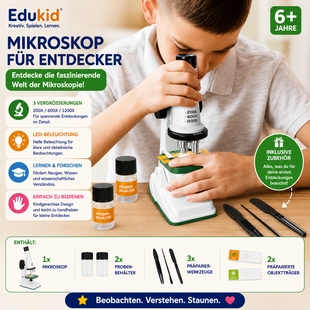 Kinder Mikroskop 1200x