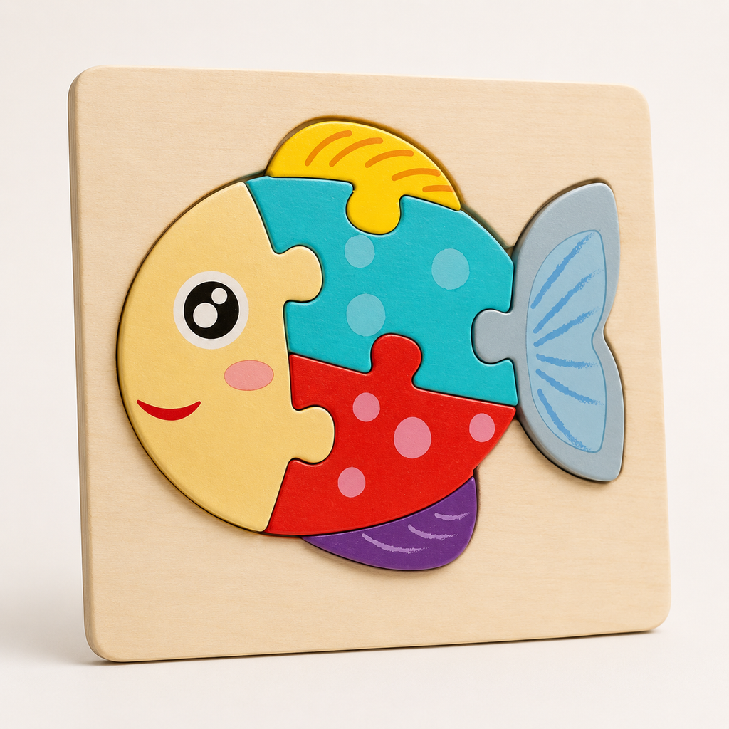 3D Holzpuzzle Tiere & Fahrzeuge