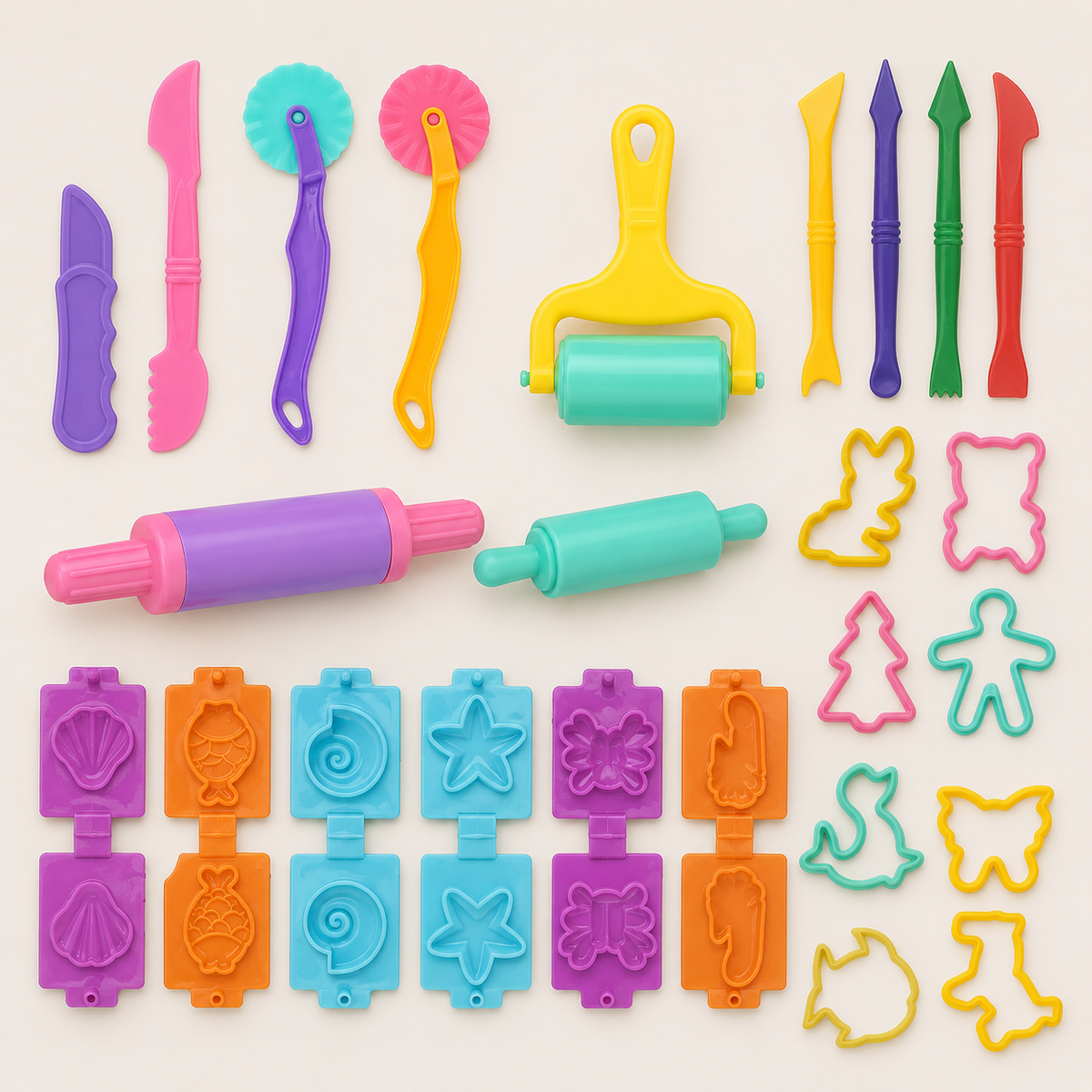 Knetwerkzeug Set für Kinder