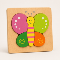 3D-Holzpuzzle Tiere & Fahrzeuge