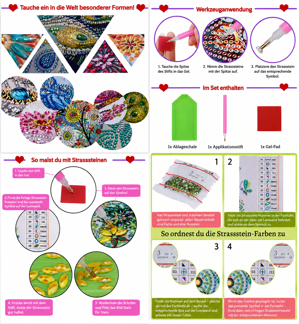 DIY Diamond Painting Kühlschrankmagnete für Kinder