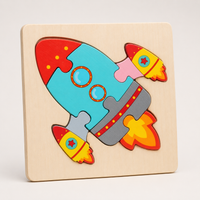 3D Holzpuzzle Tiere & Fahrzeuge