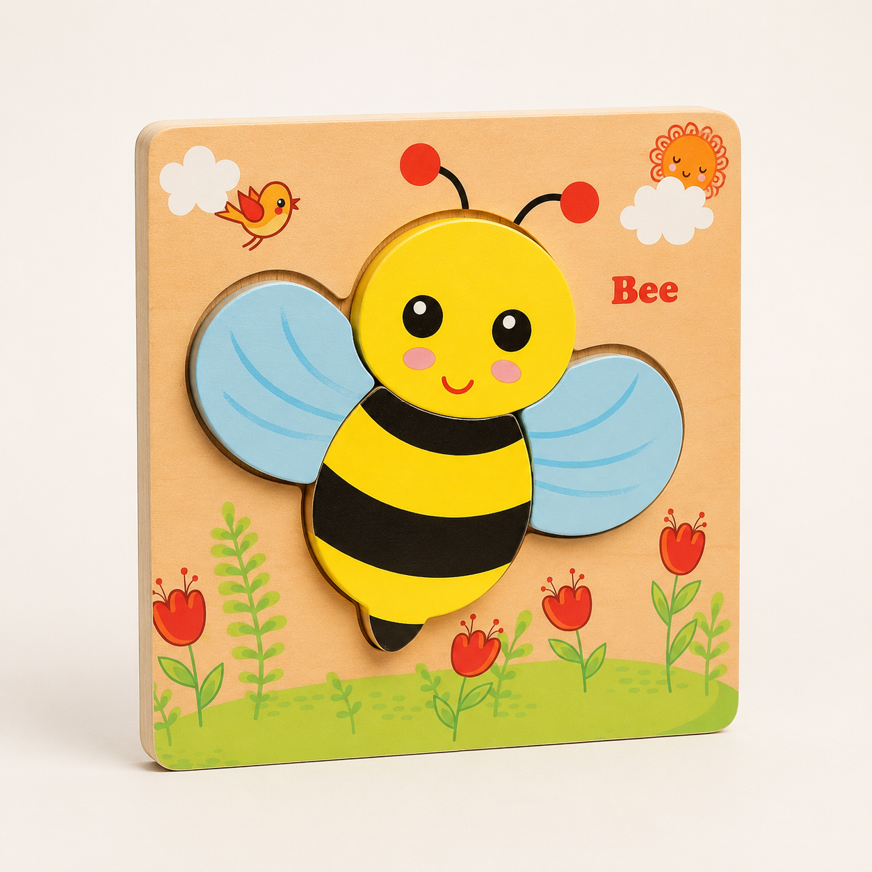 3D-Holzpuzzle Tiere & Fahrzeuge