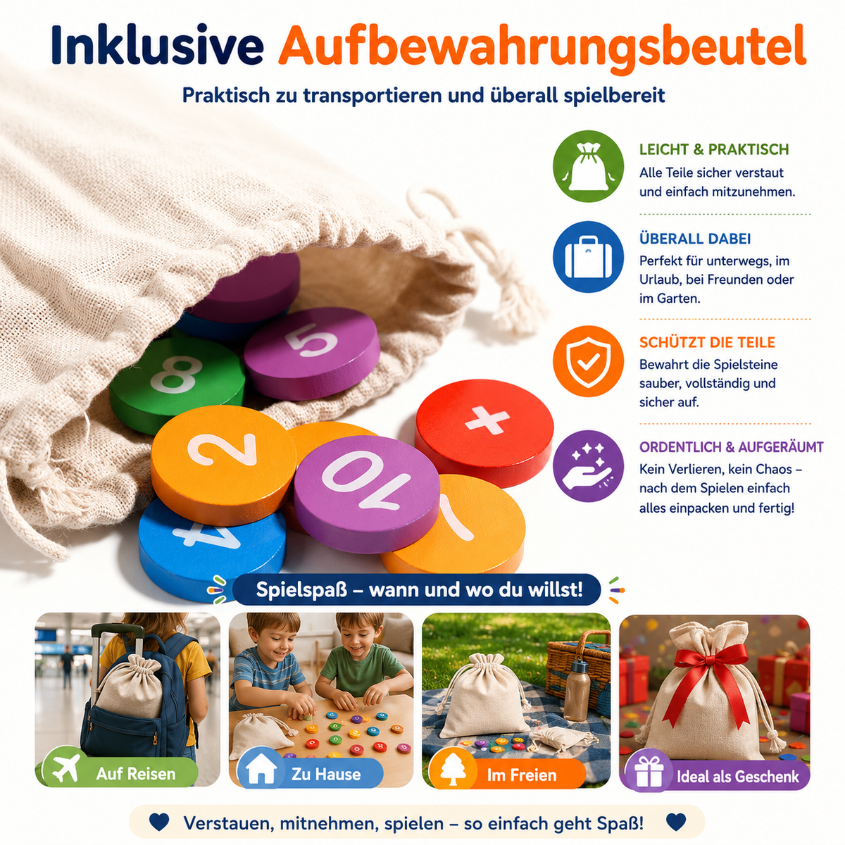 Montessori Mathe-Lernspiel