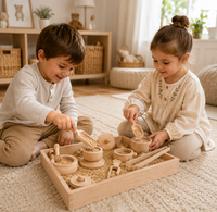 Montessori Holz-Küchenset