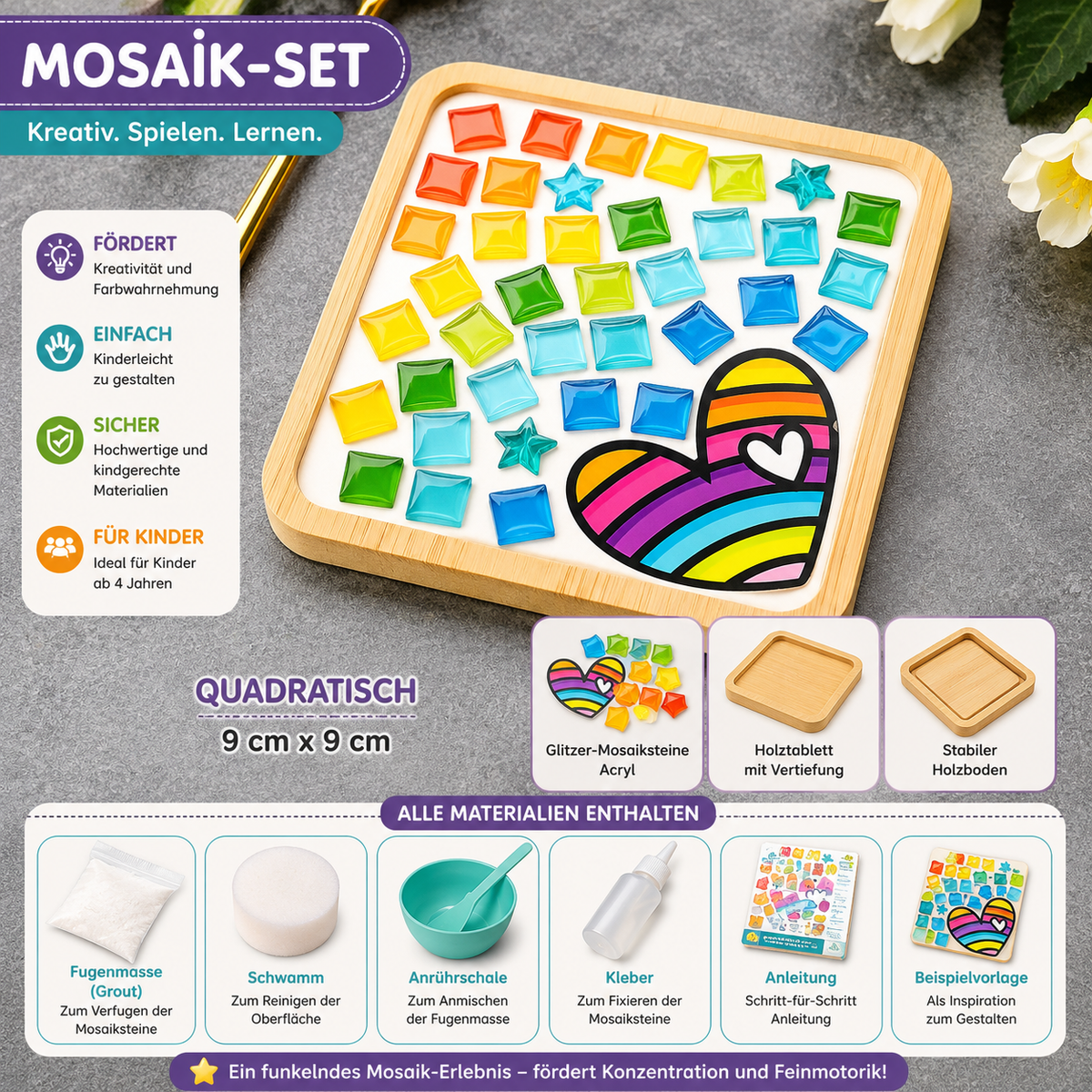 DIY Mosaik Bastelset