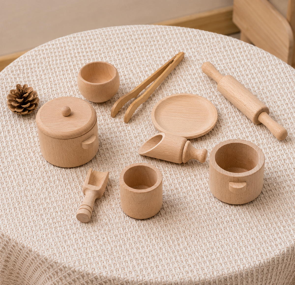 Montessori Holz-Küchenset