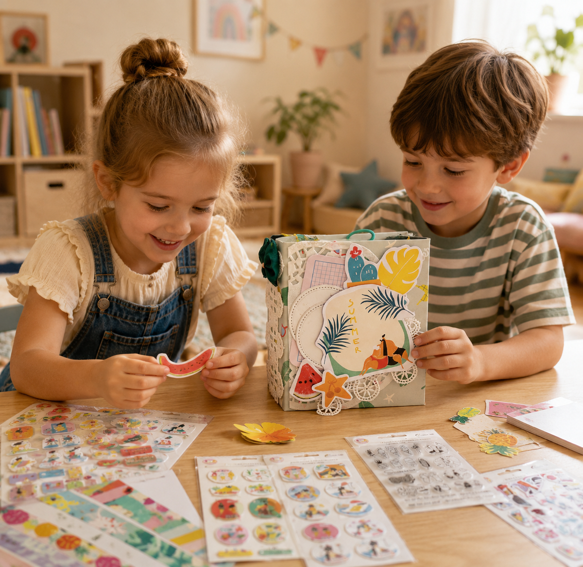 Scrapbooking-Set für Kinder