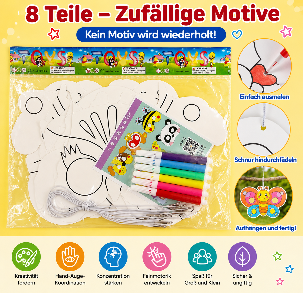 DIY Tiermasken zum Ausmalen für Kinder