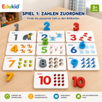 Montessori Zahlenpuzzle aus Holz