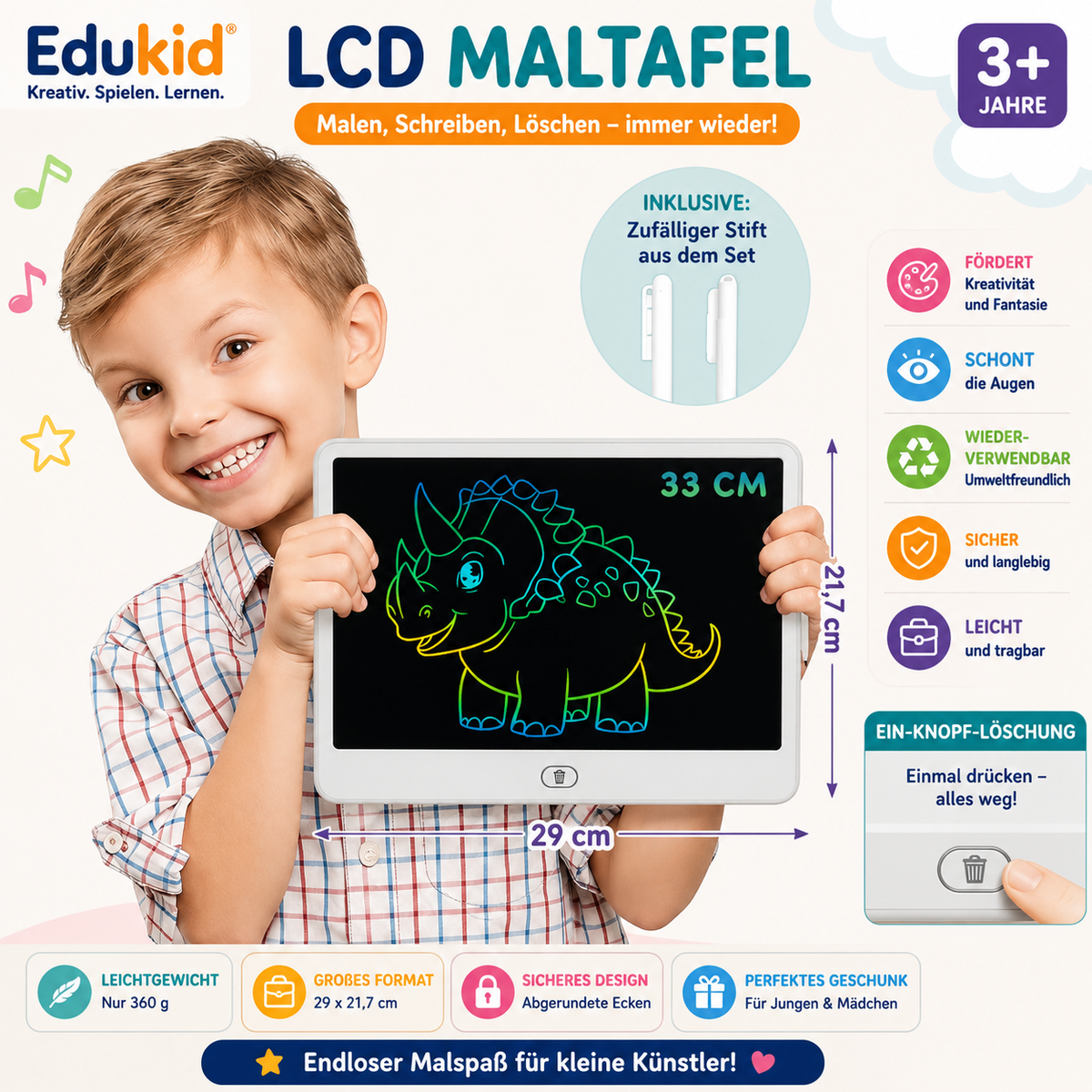 LCD Maltafel für Kinder