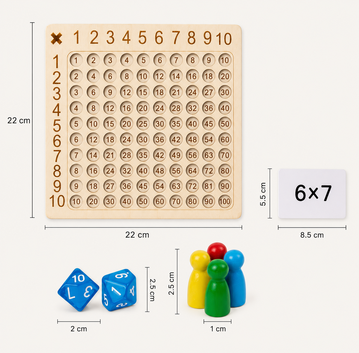 Montessori Einmaleins Lernspiel