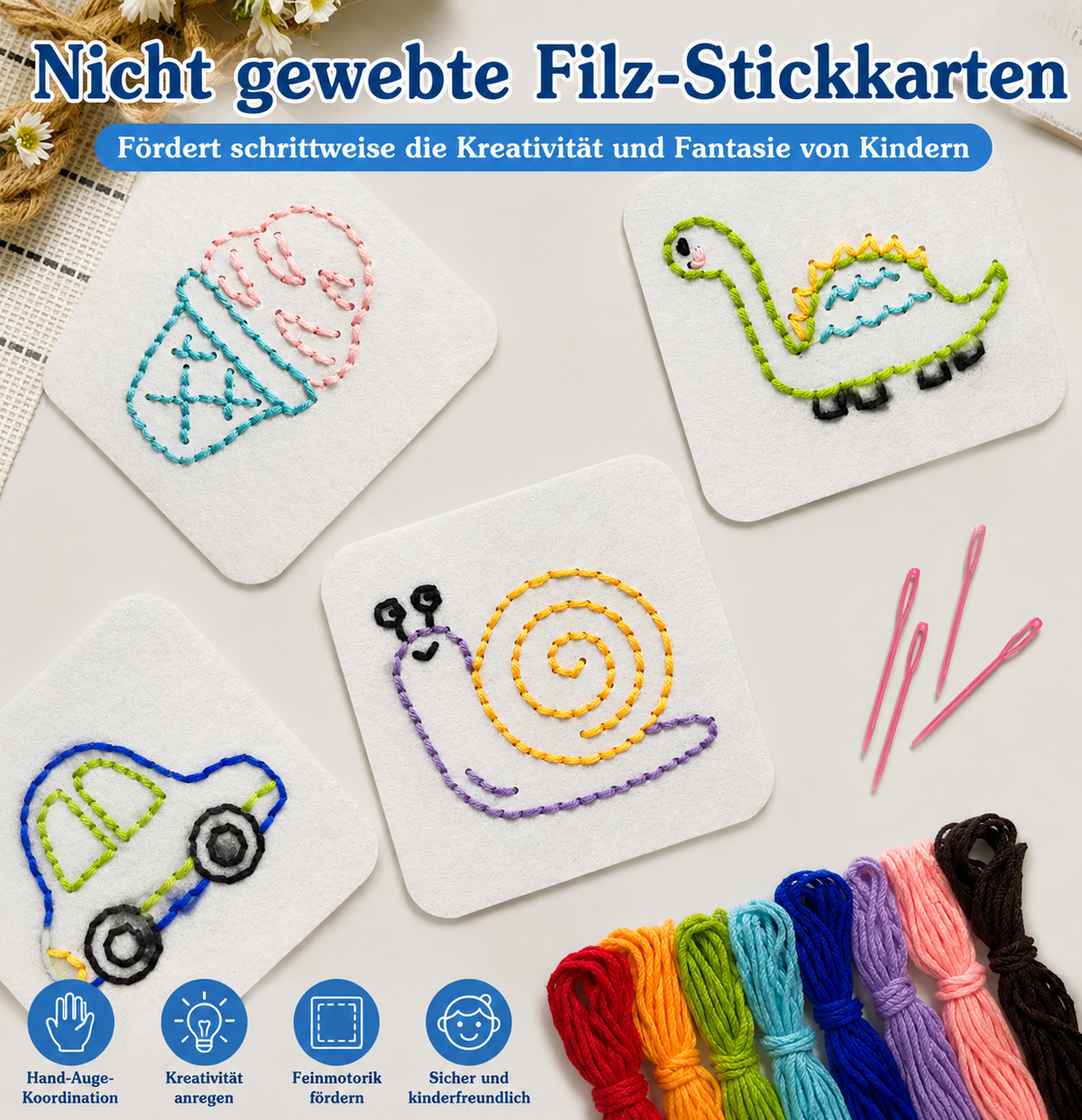 Fädelspiel Nähset