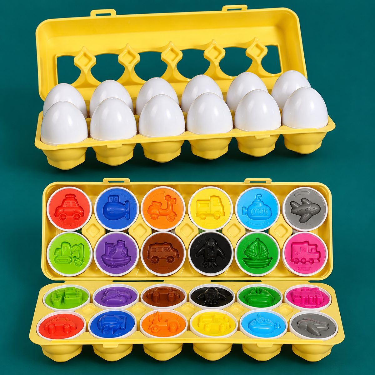 Montessori Schraub-Eier Lernspiel