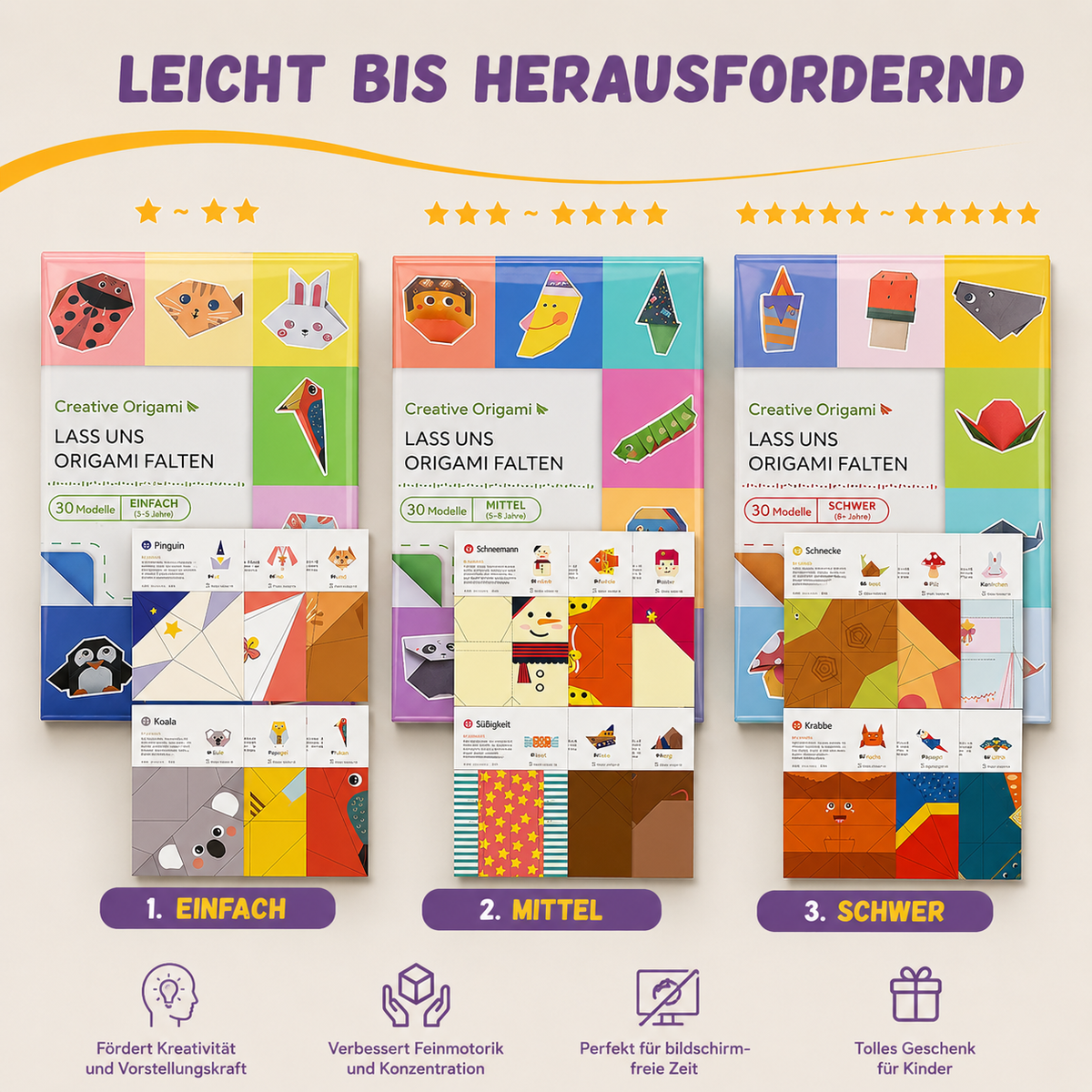 Origami Bastelset