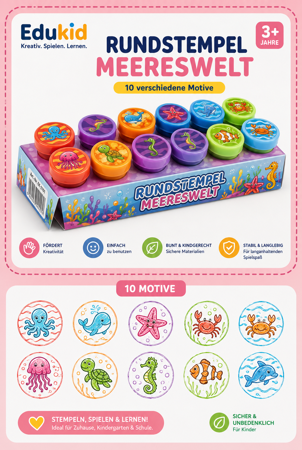 Kinderstempel Set