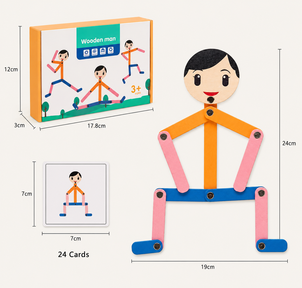 Bewegungs-Puzzle „Sportfiguren“