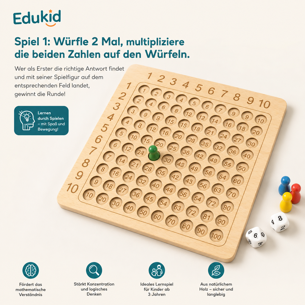 Montessori Einmaleins Lernspiel