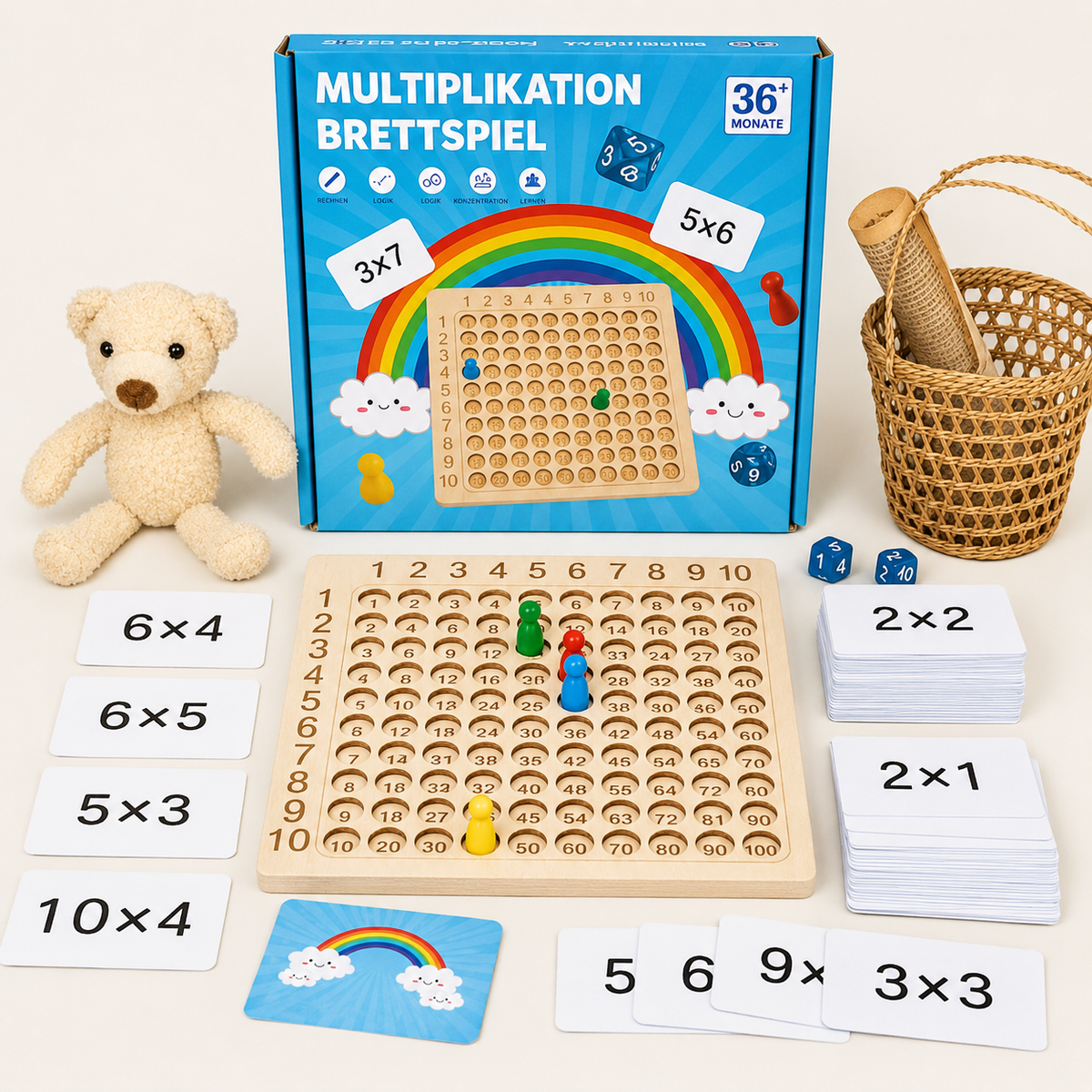 Montessori Einmaleins Lernspiel