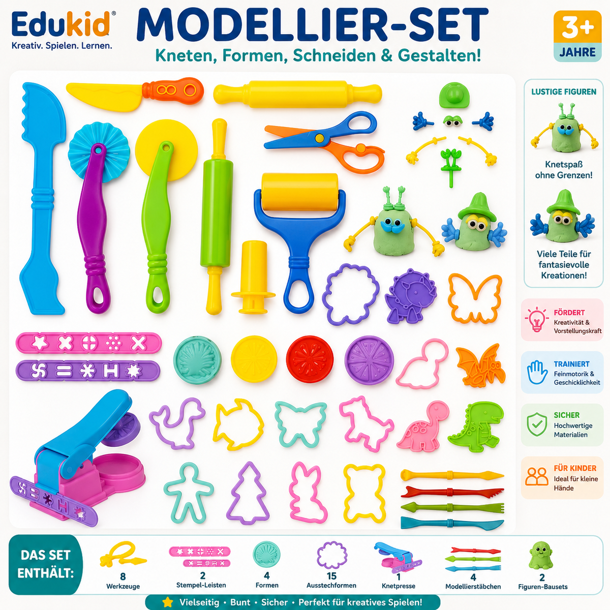 Knetwerkzeug Set für Kinder