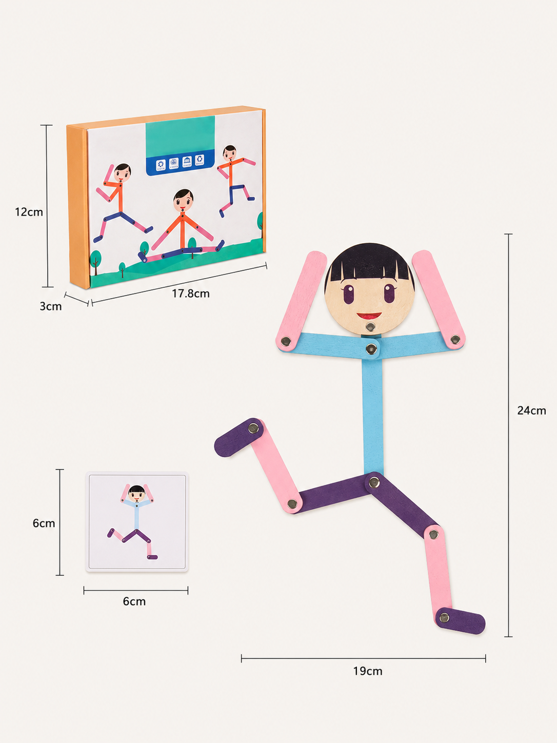 Bewegungs-Puzzle „Sportfiguren“