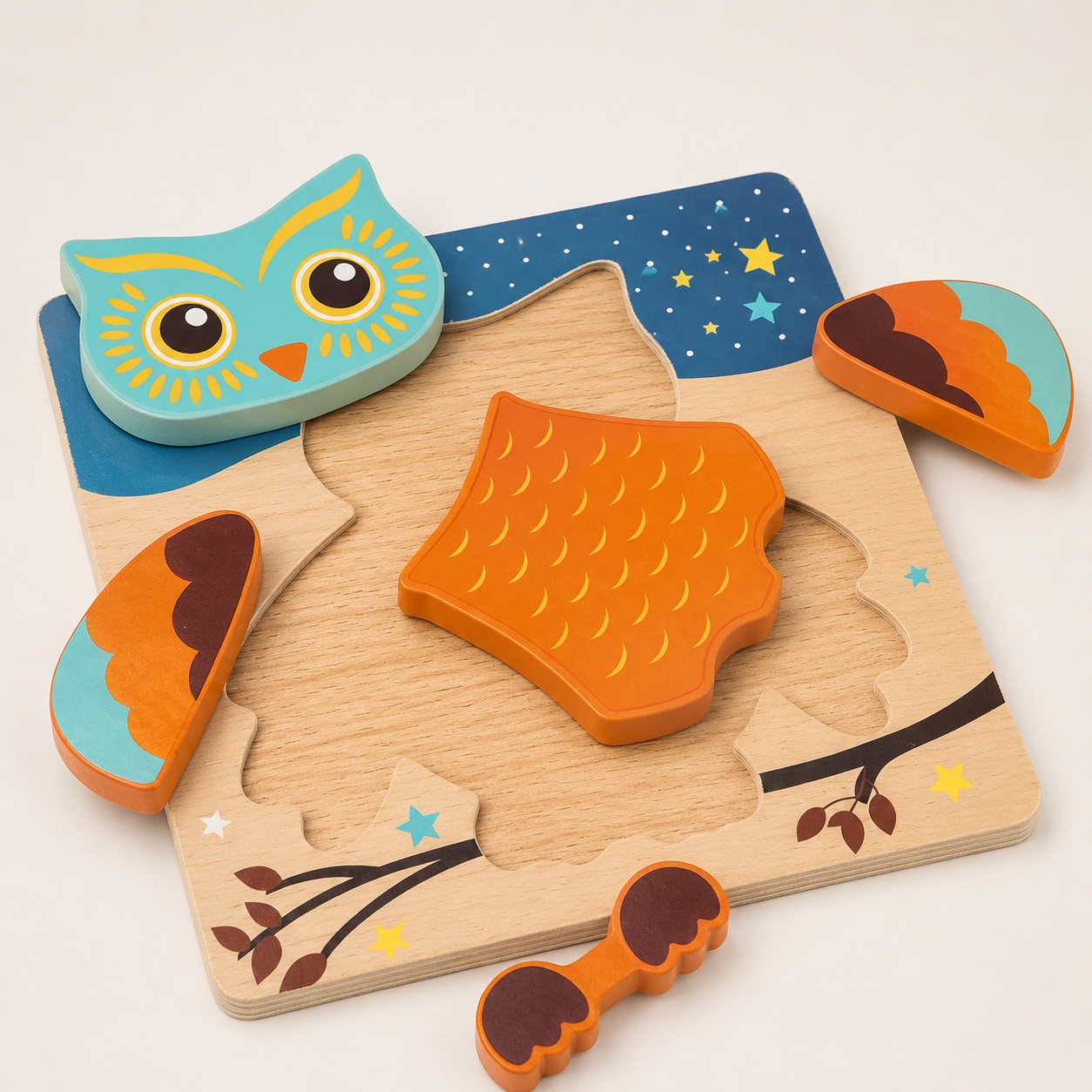 3D-Holzpuzzle Tiere & Fahrzeuge