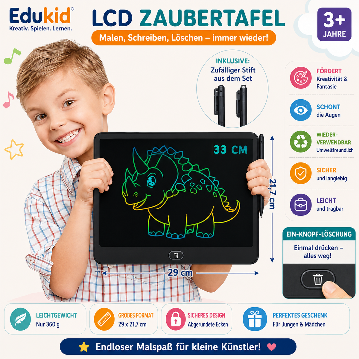 LCD Maltafel für Kinder