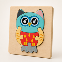 3D Holzpuzzle Tiere & Fahrzeuge