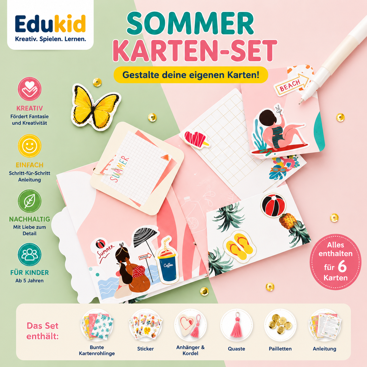Scrapbooking-Set für Kinder