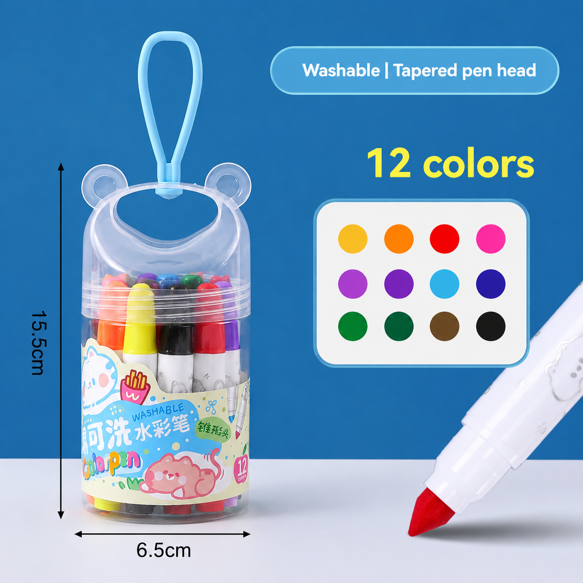 Auswaschbare Filzstifte für Kinder