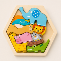 3D Holzpuzzle für Kinder