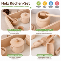 Montessori Holz-Küchenset
