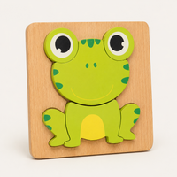 3D-Holzpuzzle Tiere & Fahrzeuge